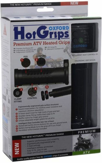 Oxford Motorcycle Handlebars in Black color