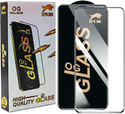 Og Full Glue Full Face Tempered Glass Μαύρο (OnePlus Nord CE 3 Lite)