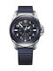 Victorinox Journey 1884 Men's Watch Battery with Blue Rubber Strap