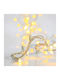 50 Lights LED 5.4m. Warm White Battery in String 1pcs
