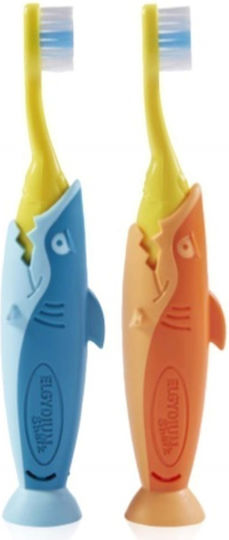 Elgydium Shark Βρεφική Οδοντόβουρτσα για 2+ Χρονών πολύχρωμο