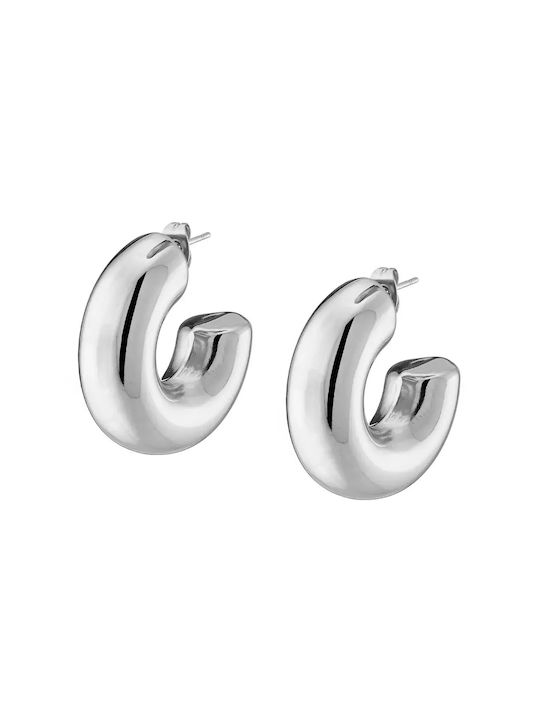 Oxzen Earrings Hoops made of Steel