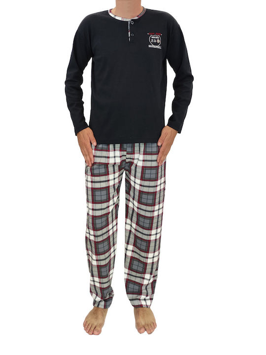 Rimoli Men's Winter Pajamas Set Blue