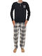 Rimoli Men's Winter Pajamas Set Blue