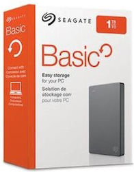 Seagate Basic USB 3.0 / USB 2.0 Extern HDD 1.0TB 2.5" Negru