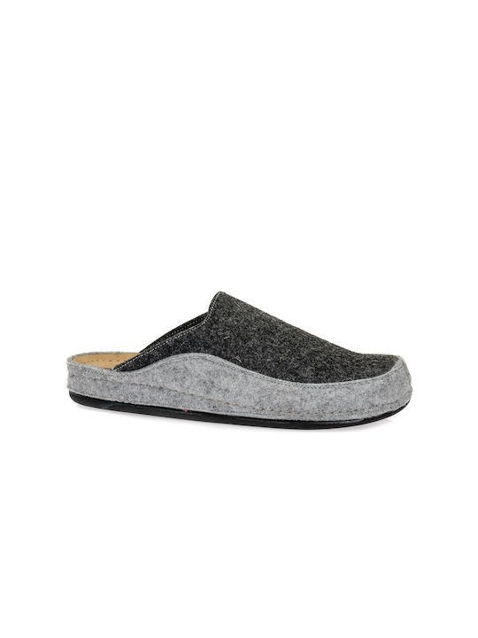 Comfort Way Shoes Papuci bărbați iarna Gray