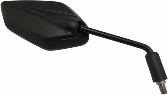 Parts Europe Motorradspiegel 1Stück Schwarz