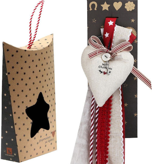 Synchronia Suspendata Amulet Inima din Material textil 1buc