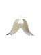 Angel wings, shabby gold, 11cm