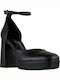 Black Heels with Strap