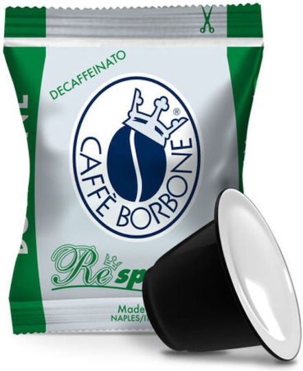 Caffe Borbone Capsules Espresso Dek Decaffeine Compatible with Machine Nespresso 50caps,tobolek