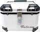 Falcon F0201 Μπαγκαζιέρα Μοτοσυκλέτας 45lt Λευκή