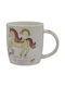 Porcelain mug Unicorn white-pink 8.5x12x9cm Rslee 200-162