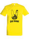 kirikoko Bad Bunny Destroyed Bunny T-shirt Yellow Cotton