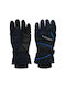 Brims and Trims Men's Ski & Snowboard Gloves Blue