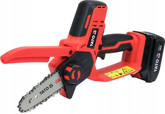 Yato Pruning Battery Chainsaw 1x2Ah 18V 1.1kg with Blade 10cm