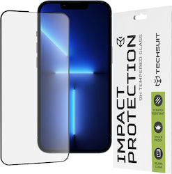 Techsuit 0.33mm Full Glue Tempered Glass Μαύρο (iPhone 13 Pro Max)