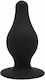 SilexD Model 2 Anal Plug Large Black 10.2cm