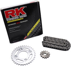 RK Chain & Sprocket Kit 104l for Honda ANF 125 Innova