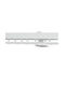 Enis by Domus Plug Two-Way Metallic Curtain Track Checkmate White 200cm