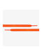 Jing Cheng Shoelaces Orange 2pcs 110cm