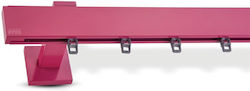 Enis by Domus Stopfen Einweg Vorhangschiene Fuchsia 160εκ.