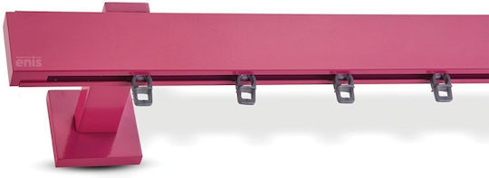 Enis by Domus Capac Dublu Șină Metalic Fuchsia 200εκ.