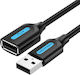 Vention USB 2.0 Kabel USB-A-Stecker - USB-B-Buchse Schwarz 5m CBIBJ