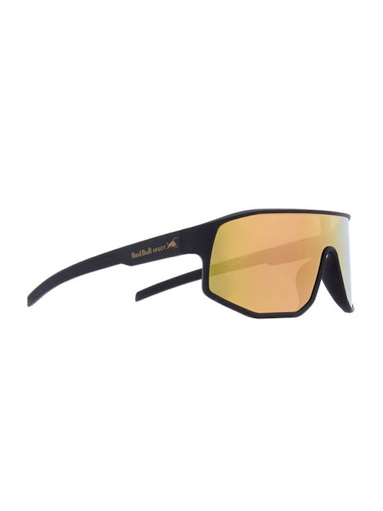 Red Bull Spect Eyewear Sunglasses with Black Plastic Frame and Multicolour Mirror Lens DASH-002