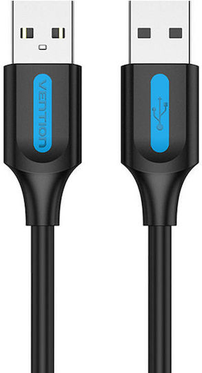 Vention USB 2.0 Kabel USB-A-Stecker - USB-B-Stecker USB-A-Stecker Schwarz 1m COJBF