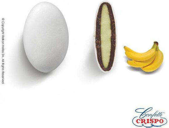 Relkon Κουφέτα Cioco Passion în Formă Forma de migdale cu Aromă de Banană Alb 1000gr