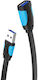 Vention USB 3.0 Cable USB-A male - USB-A female Μαύρο 3m VAS-A13-B300