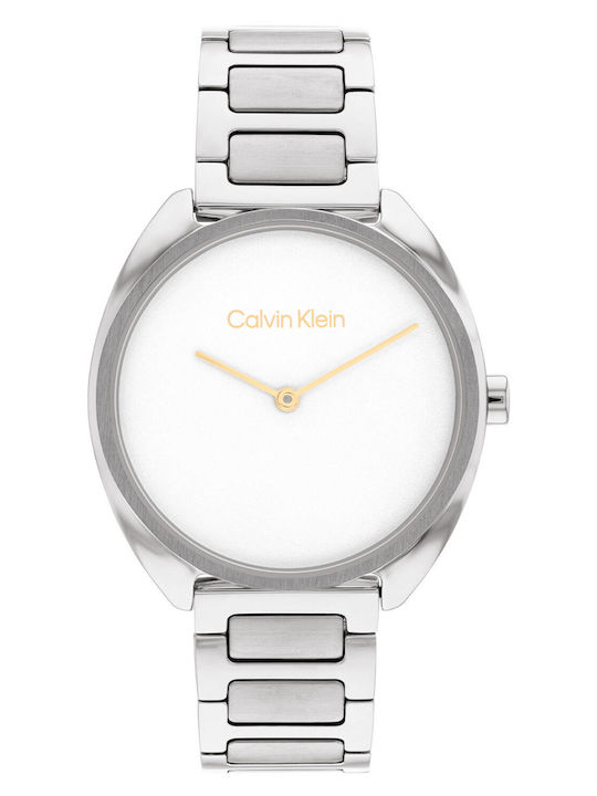Calvin Klein Women's Watch with Silver Metal Bracelet