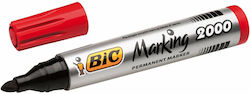 BIC Markere Permanente Roșu 12buc