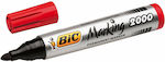 Bic Permanent Markers Red 12pcs