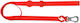 Dashi Dog Leash/Lead Strap in Red color