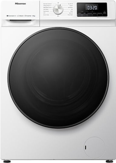 Hisense Πλυντήριο Ρούχων 10kg 1400 Στροφών WFQA1014 EVJMW