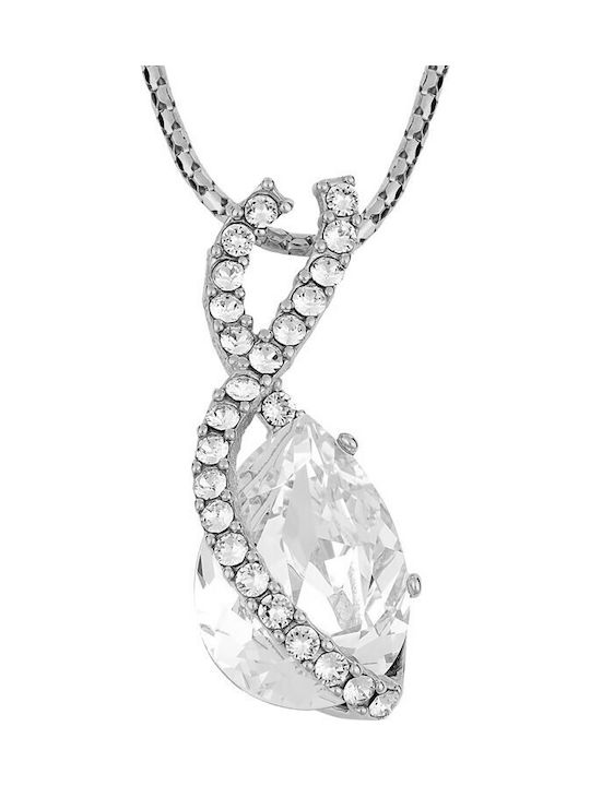 293 Necklace from White Gold 18k