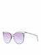 Ana Hickmann Women's Sunglasses with Black Frame and Purple Gradient Lens HI3048 09C