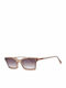 Ana Hickmann Women's Sunglasses with Brown Plastic Frame and Gray Gradient Lens HI9099 H01