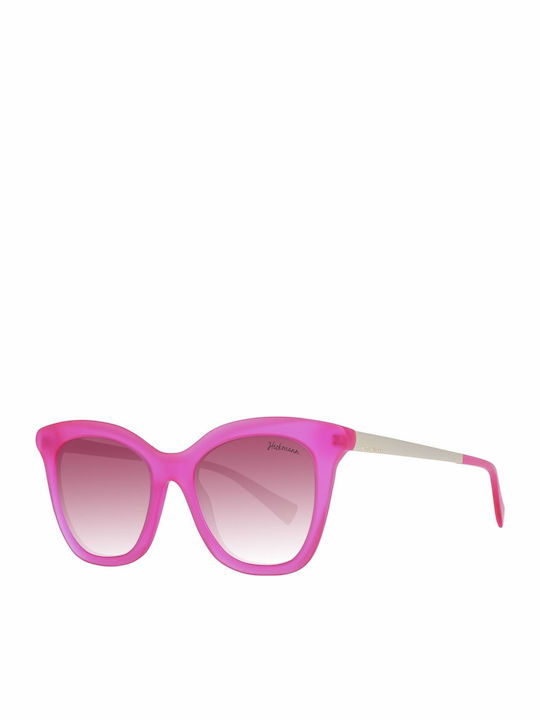 Ana Hickmann Women's Sunglasses with Pink Frame and Purple Gradient Lens HI9064 T03