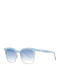 Ana Hickmann Women's Sunglasses with Blue Tartaruga Frame and Blue Gradient Lenses