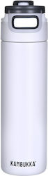 Kambukka Elton Insulated Bottle Thermos Stainless Steel White 600ml