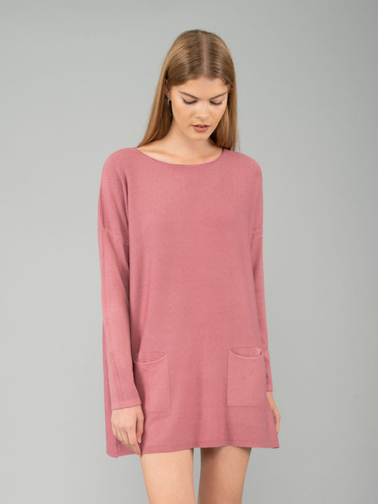 E-shopping Avenue Mini Kleid Pink