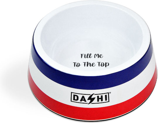 Dashi Schalen Futter & Wasser für Hund & Katze 570ml 18.5cm in Rot Farbe