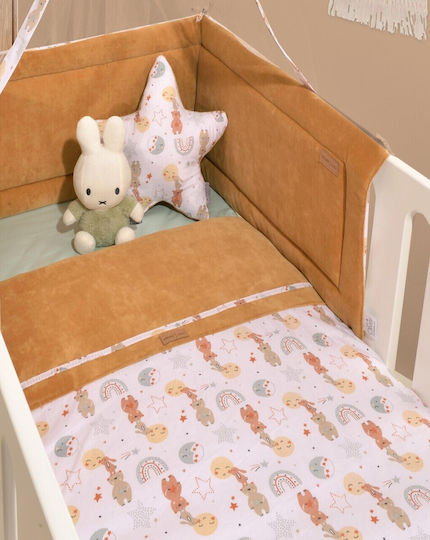 Baby Oliver Duvet Crib Cotton Beige 100x140cm