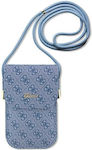 Guess Handbag Sock & Pouch Blue GUOWBP4SNSB