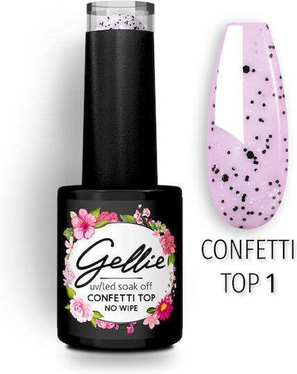 Gellie Top Coat pentru lacuri de unghii obișnuite