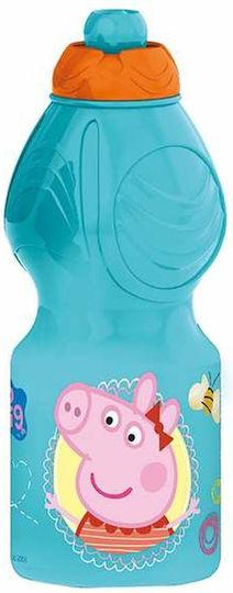 Peppa Pig Kids Water Bottle Peppa Pig Plastic Blue 400ml