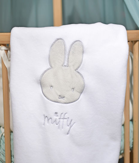 Miffy Decke Wickeltücher für Kinderzimmer Vlies 80x100cm
